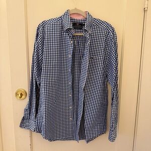 Vineyard Vines Mens Blue Gingham Men's Shirt